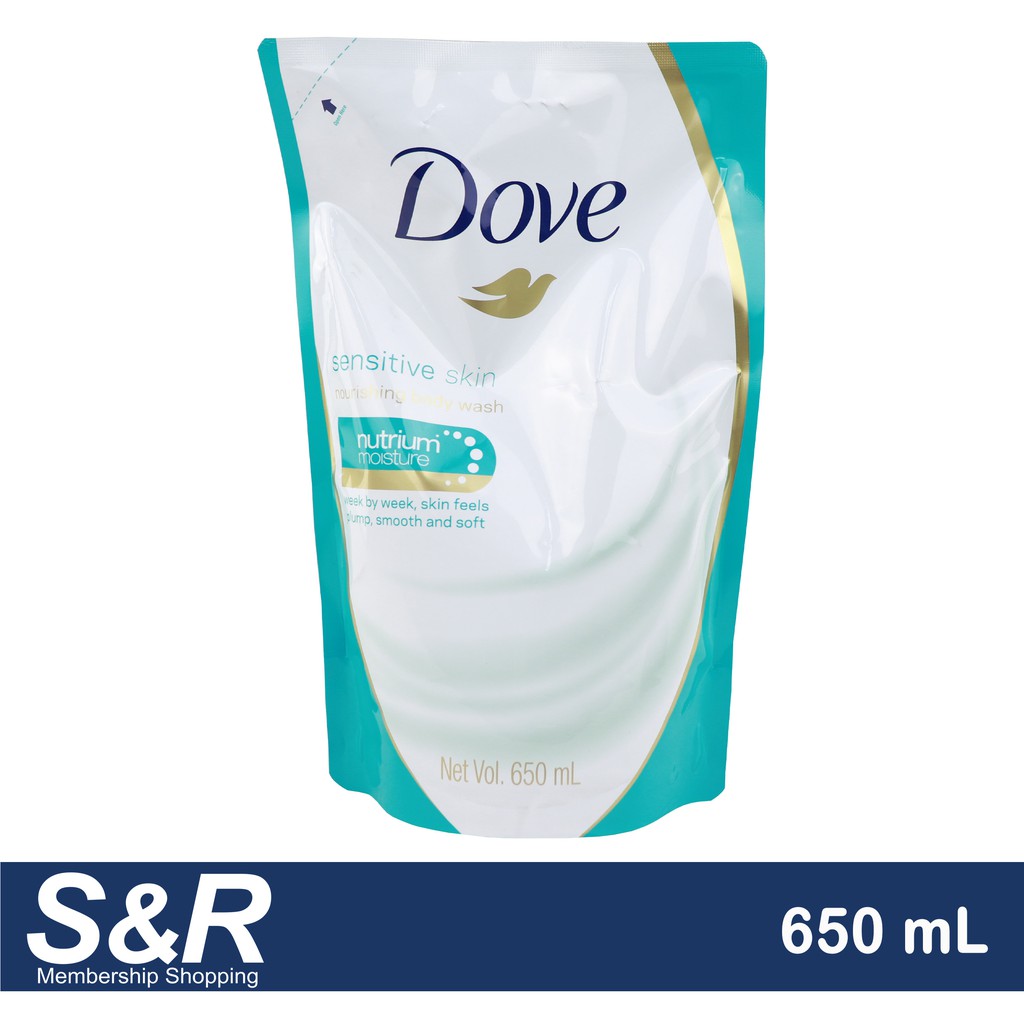 Dove Sensitive Skin Nutrium Moisture Nourishing Body Wash 650ml