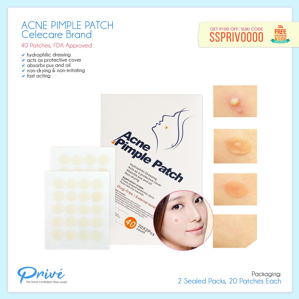 FDA Approved CELECARE Acne Patch Pimple Patch Pimple Remedy Acne Cure