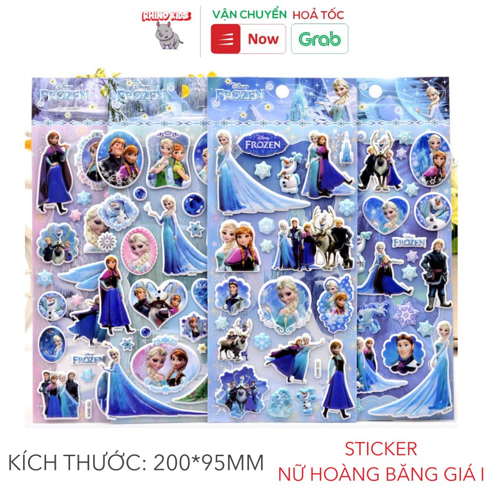 3D waterproof Sticker Ice Queen ELSA stickers for children toys ...