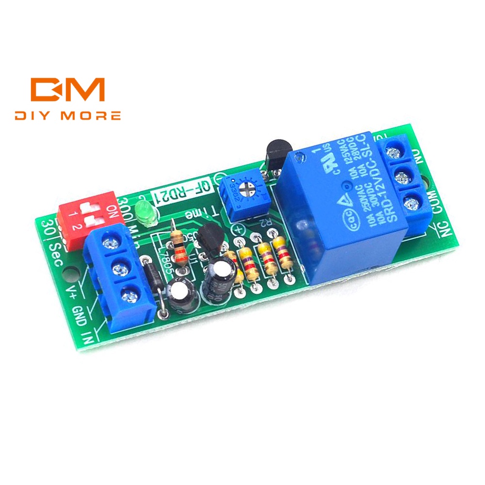 DIYMORE Power-Off Delay Disconnect Relay Module Circuit 5v12v24v Anti ...