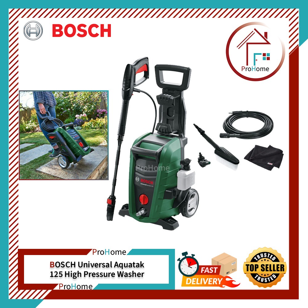 BOSCH Universal Aquatak 125 High Pressure Cleaner (Water Jet Pump Air
