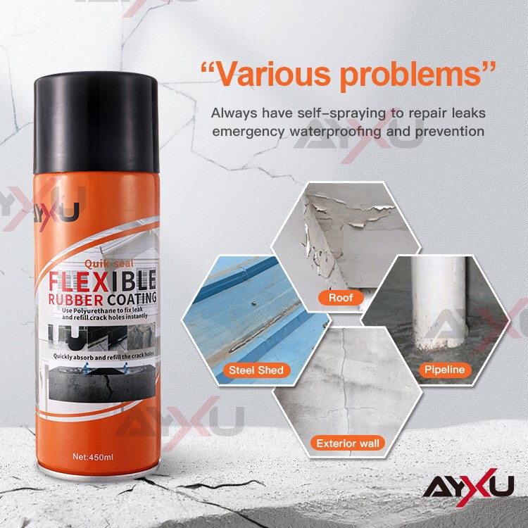 ABRO Spray & Seal Waterproof Leak Filler Spray Coating - Anti Corrosio –  Shopee