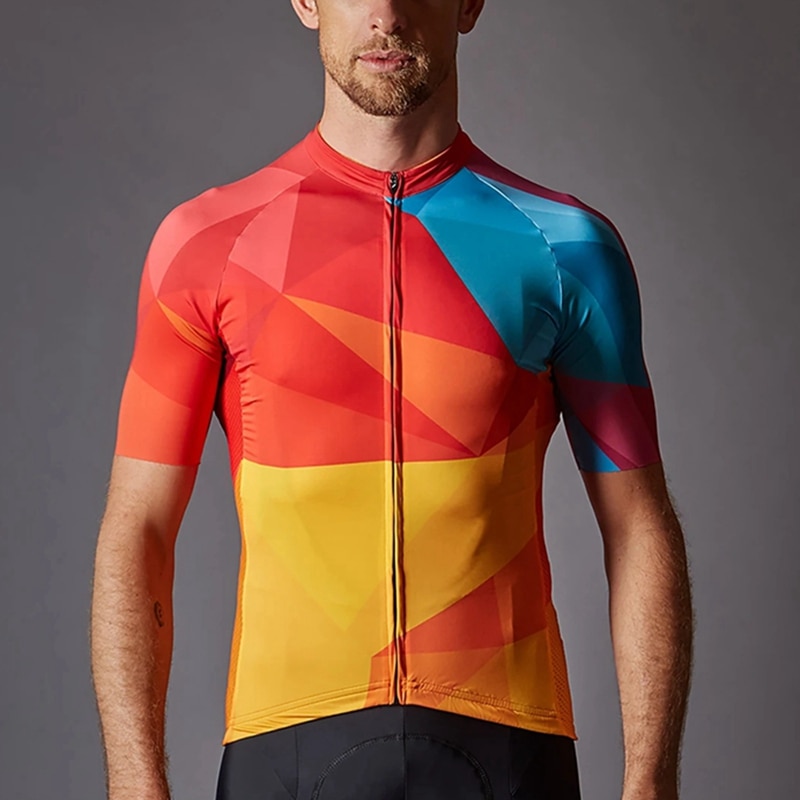 2021 Performance Cycling Jersey Men Summer AIr mesh Short Sleeve ...