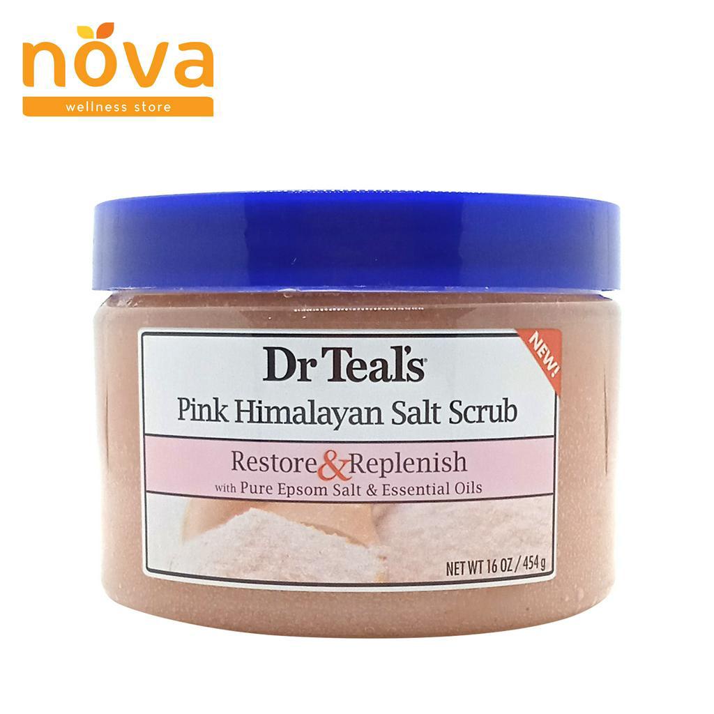 Dr Teal's Pink Himalayan Salt Scrub 454g (jar) Shopee Philippines
