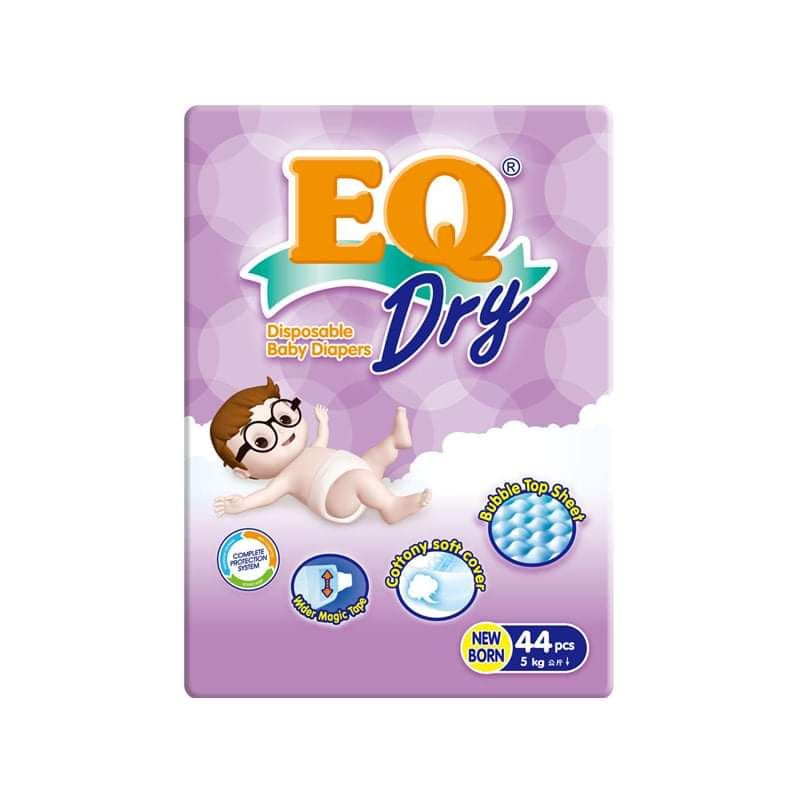 Eq dry newborn store 44pcs