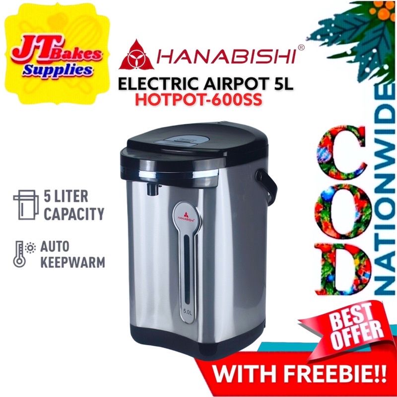 Hanabishi Electric Air Pot HOTPOT600SS