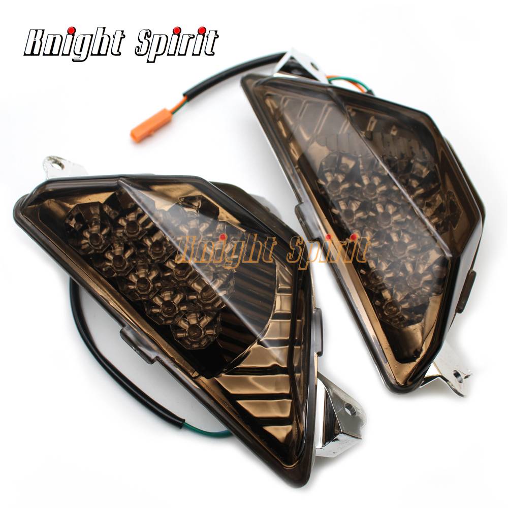 Front LED Turn Signal Indicator For KAWASAKI ZX6R NINJA 250 NINJA 300 ...