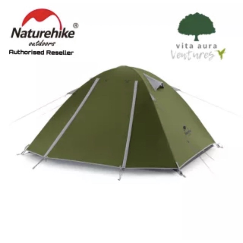 Naturehike Upgraded Latest Version P Series Aluminum Poles Tent 4 Person Shopee Philippines