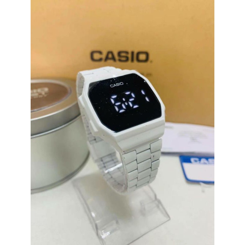 White casio best sale touch watch