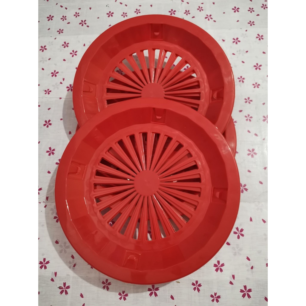 12 Pcs. Plastic Paper Plate Holder Color Red Shopee Philippines