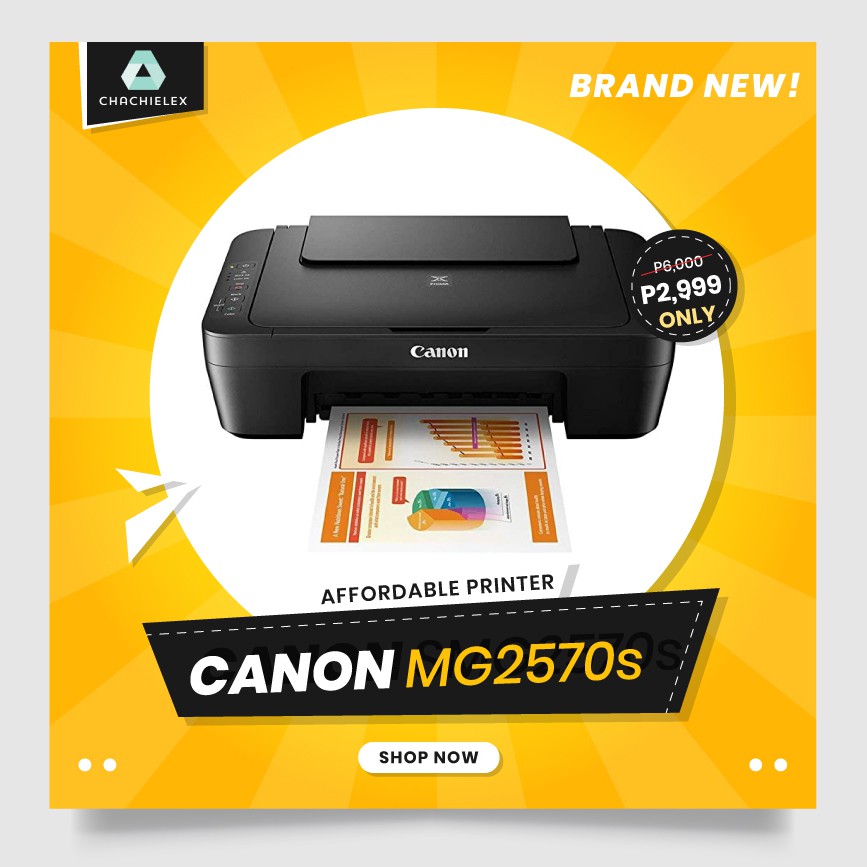 Canon Pixma Mg2570s Printer All In One Colour Inkjet Printer Scan Print Photocopym 3 In One 