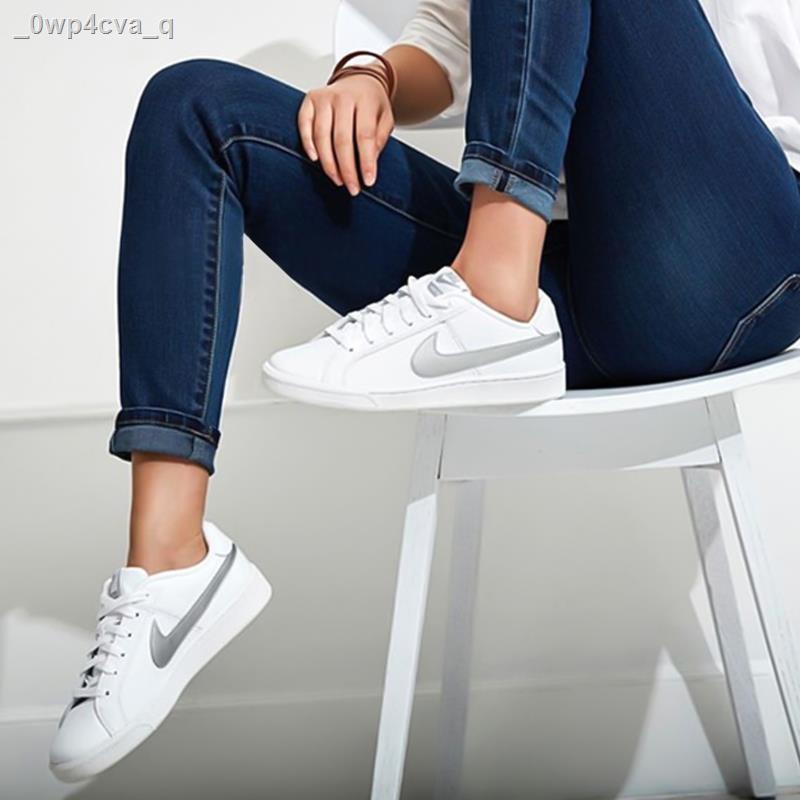 Nike court royale clearance silver