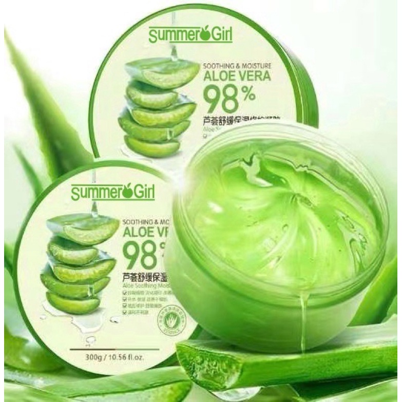 Sunisa 99 Aloe Vera And Vitamin E Soothing Gel Moisturizing Brightrning Hydrating For All Skin 9145