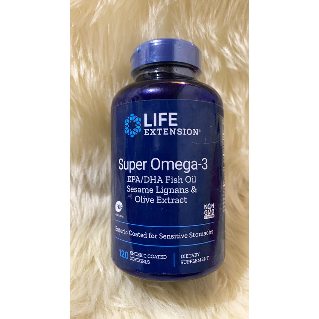 Life Extension Super Omega3 (Fish Oil) EPA/DHA with Sesame Lignans