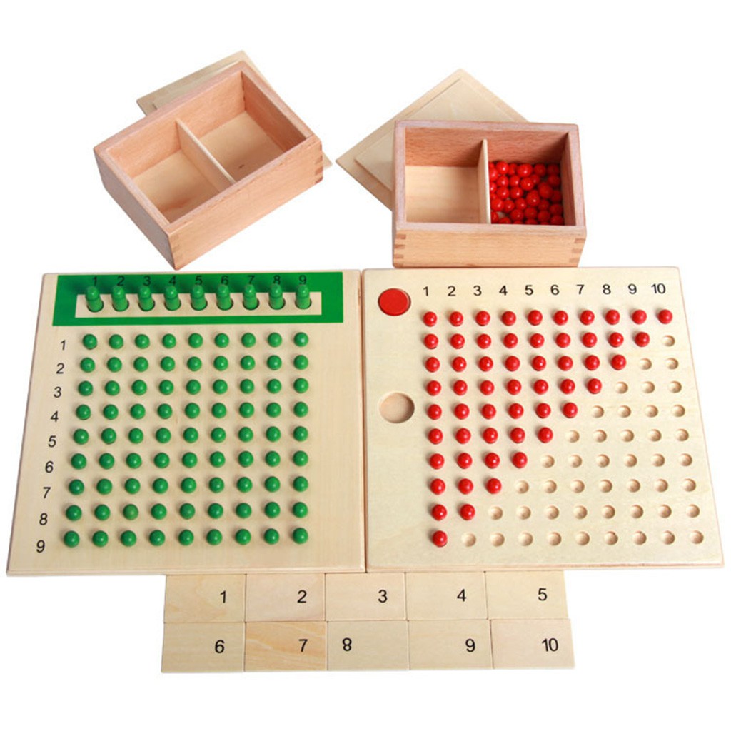 Mathematics Multiplication Division Montessori Teaching Aids Wooden ...