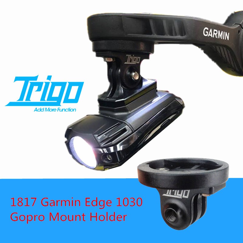 Trigo Garmin Parts Bike Stopwatch Mount Holder TR1817 Bicycle Lights Edge 1030 Gopro Adapter 