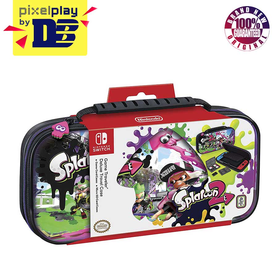 NSW GAME TRAVELER DELUXE TRAVEL CASE SPLATOON 2 (NNS51) | Shopee ...