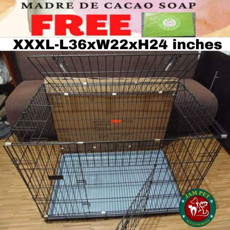 DOG CAGE XXXL SIZE 4 POWDER COAT IMPORTED 36x22x24 Shopee Philippines