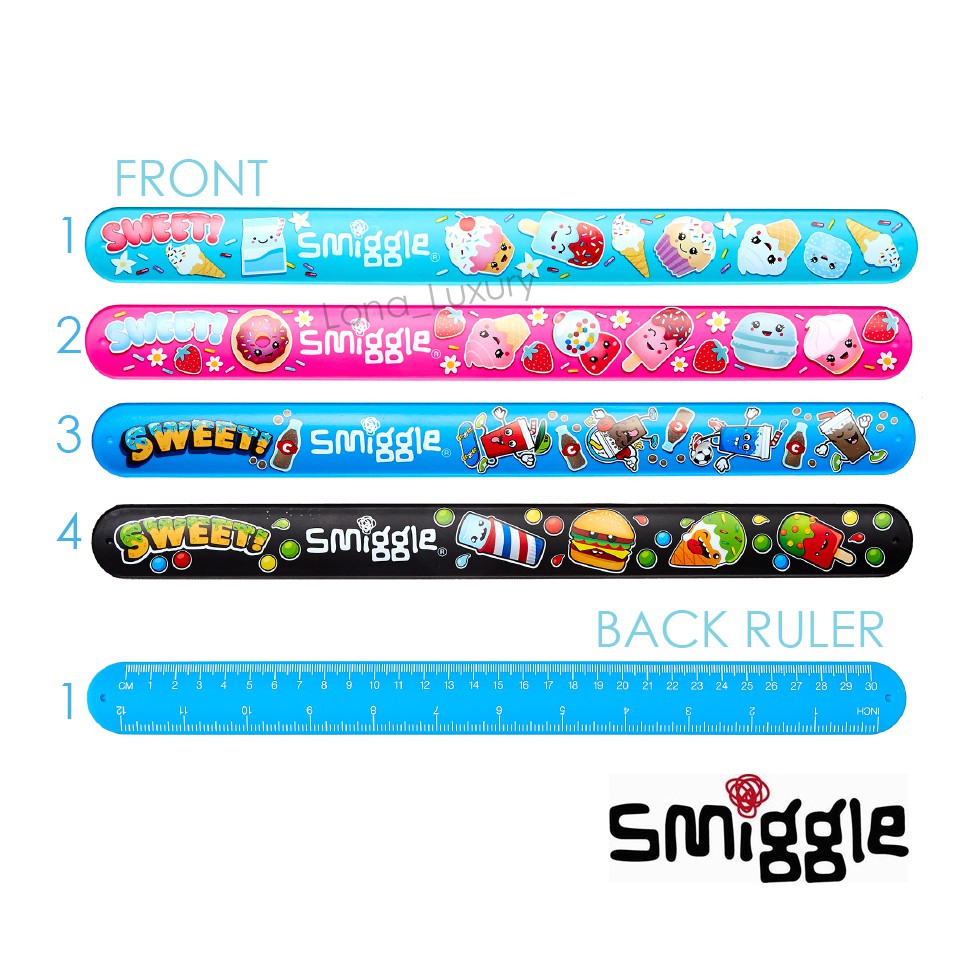 Smiggle Scented 30cm Ruler Slapband | Shopee Philippines
