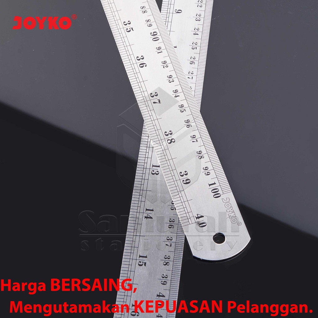 Joyko 100 cm Iron Ruler RL-ST100 PCS/ 1 Meter Stainless Steel Ruler ...