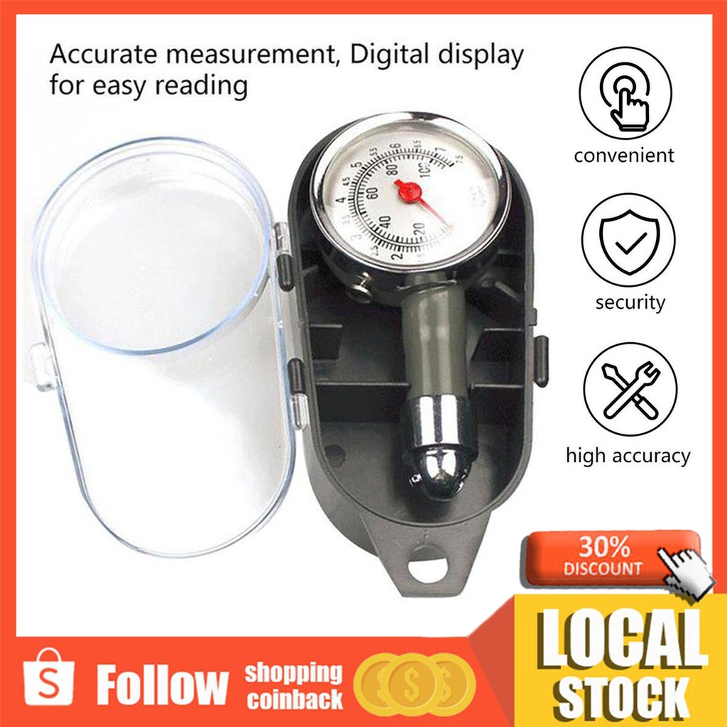 Universal Car Truck Tyre Tire Air Pressure Gauge Meter Tester ...