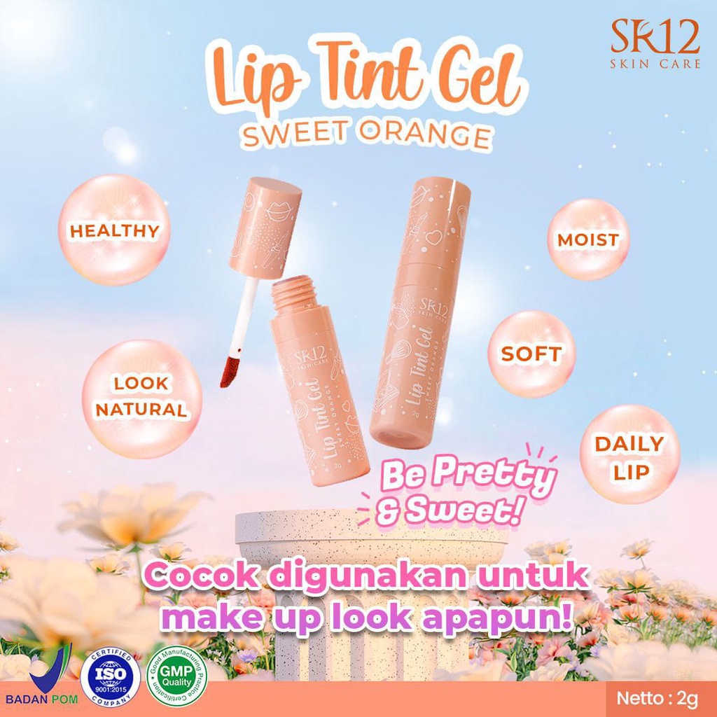 Sr12 Sweet Orange Lip Tint Gel 100 Ori Shopee Philippines