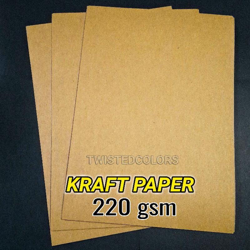 Kraft Paper 220 Gsm 1050 pcs A4 Size Shopee Philippines