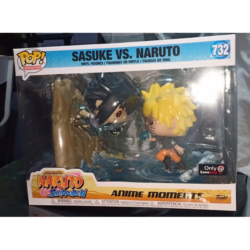 Figurine Sasuke Vs Naruto / Naruto Anime Moments / Funko Pop Animation 732