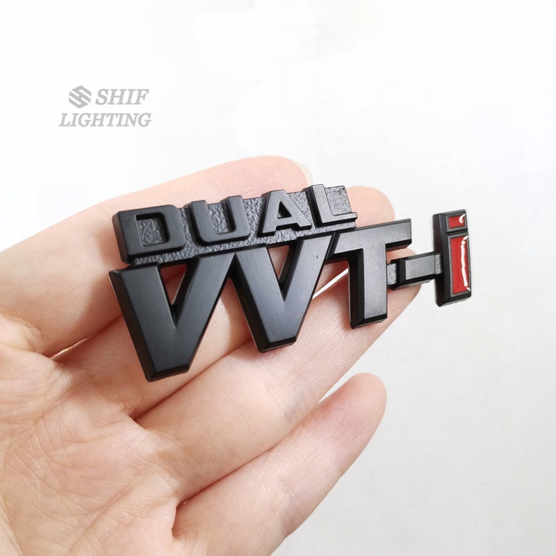 1 x Metal DUAL VVTI VVT-I Logo Letter Car Auto Rear Side Emblem Badge ...