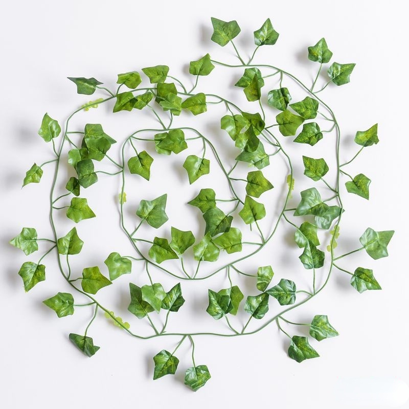 210cm Artificial Green Vine Leaves Leaf Hanging Plants Home Decoration