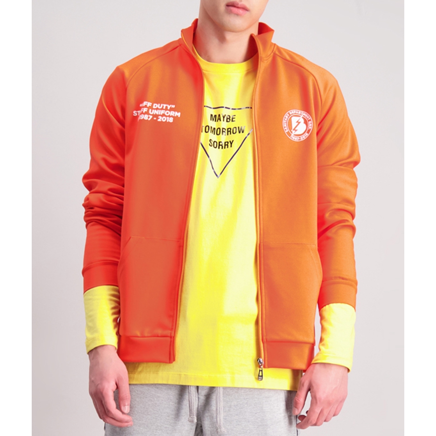 BENCH/ Bomber Varsity Jacket Orange Shopee Philippines