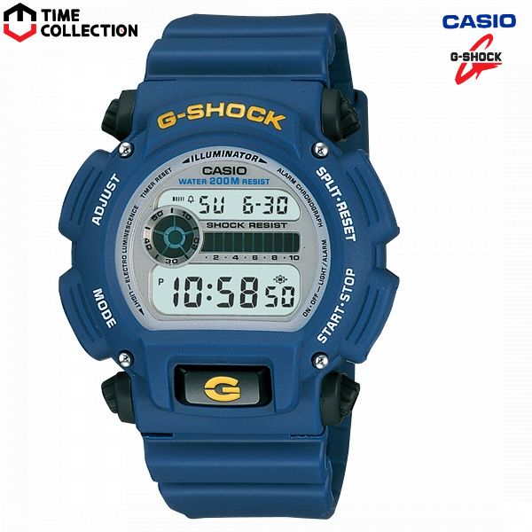 Casio G-Shock Blue Resin Digital Watch DW-9052-2VDR