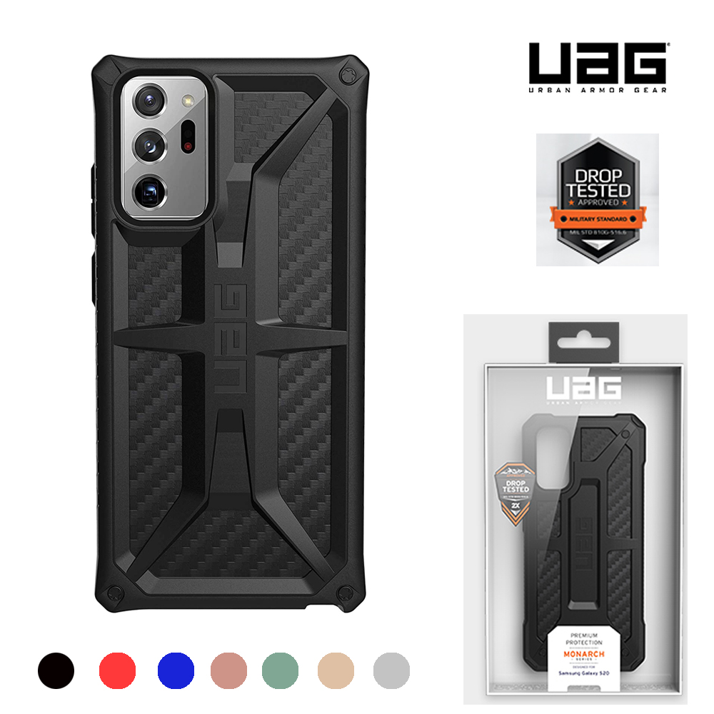 for Ready Stock UAG Carbon Fiber Monarch Rugged Case Samsung Note