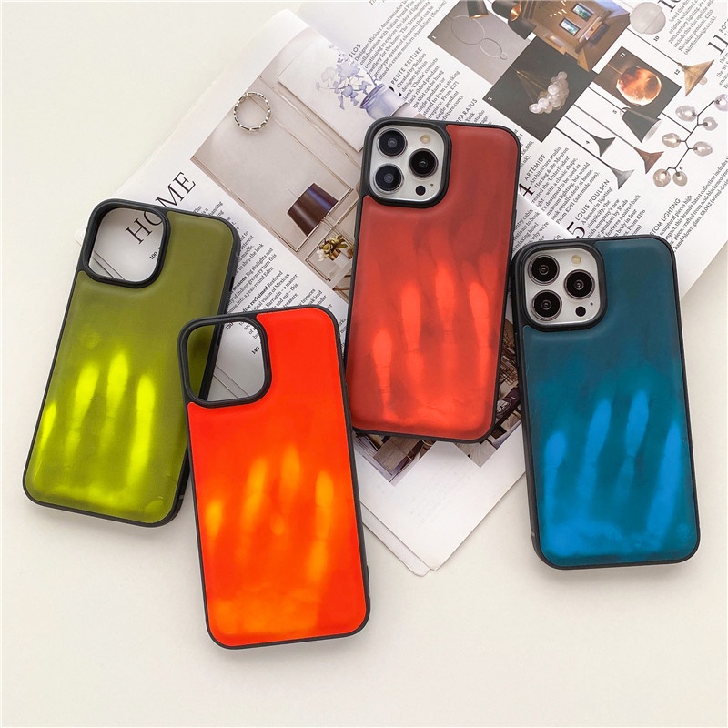 Used For Apple 11/12PRO MAX iPhone13 PRO Phone Case Creative Thermal