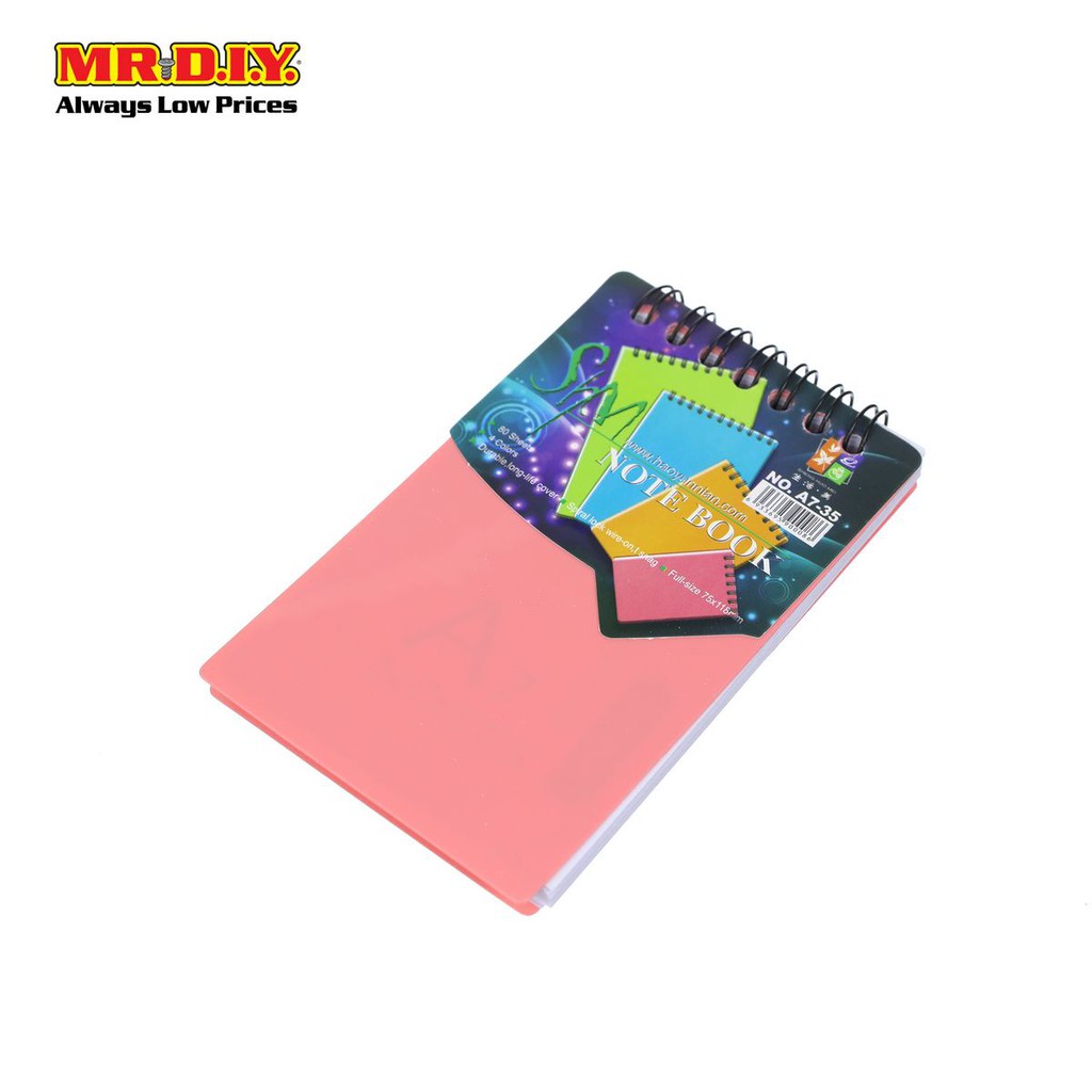 MR.DIY Small Note Book A7-35 Notebook | Shopee Philippines