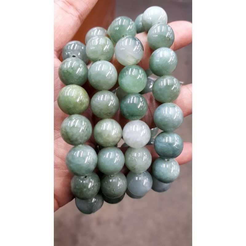 Real Burmese JADE wrist, large grain, 12 min, real Burmese JADE, wear