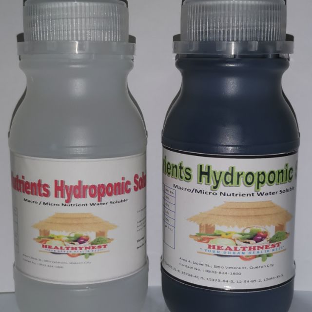 4 Sets Natural Nutrients Hydroponic Solution Shopee