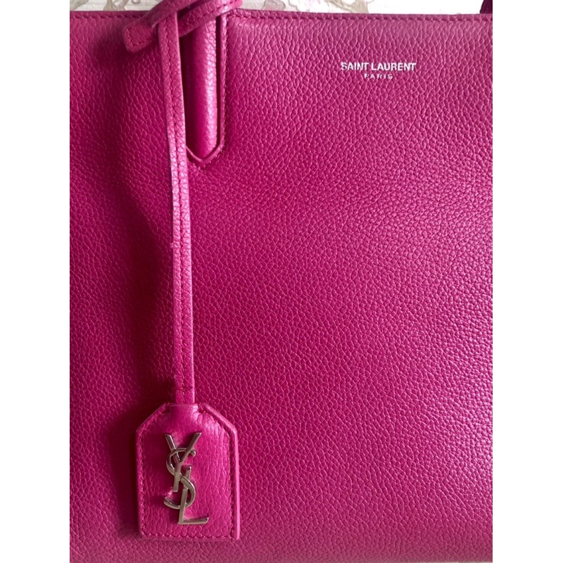 Saint Laurent Small Cabas Rive Gauche Tote Bag in Pink Leather ref.893580 -  Joli Closet