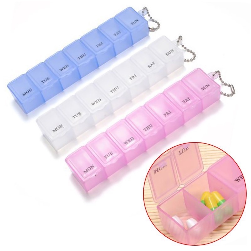 7 Days Weekly Tablet Pill Medicine Box Holder Storage | Shopee Philippines
