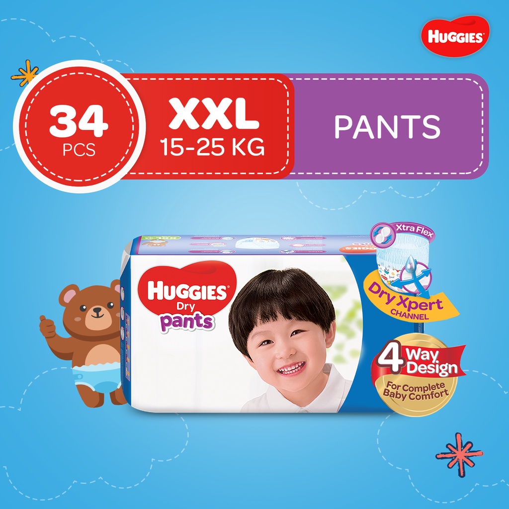 Huggies dry pants xxl hot sale price