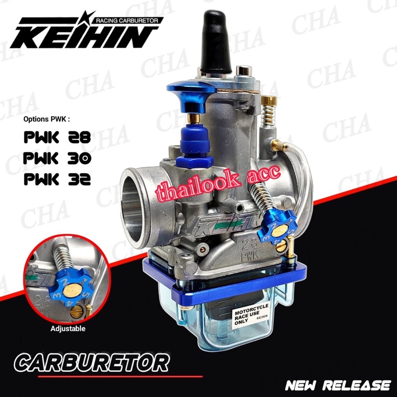 KEIHIN Carburetor pwk 28/carburator pwk32/34 anti-flood/transparent ...