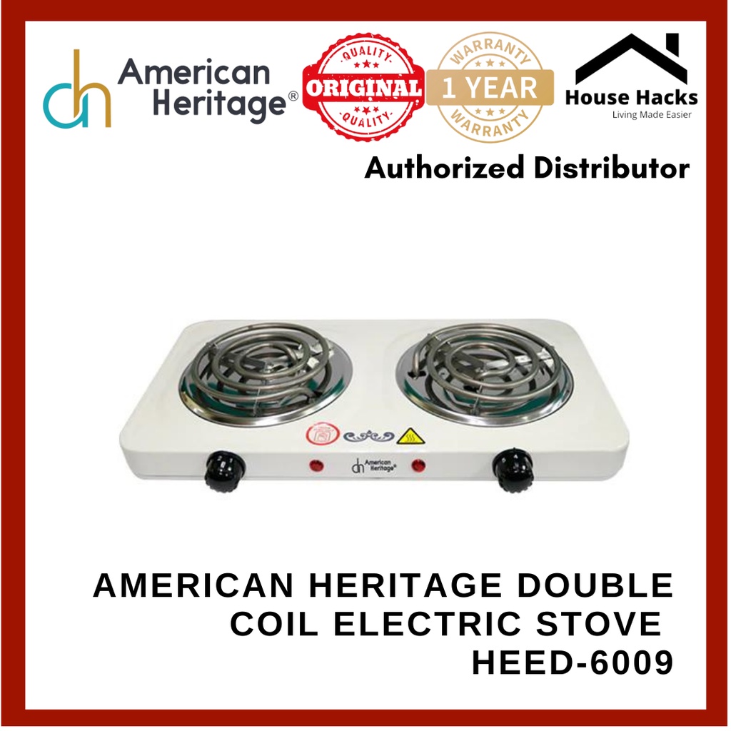 American Heritage Double Coil Electric Stove HEED6009 (House Hacks