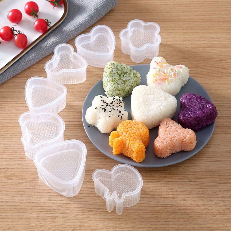 Creative cartoon modeling triangle rice ball mold children's rice lunch ...