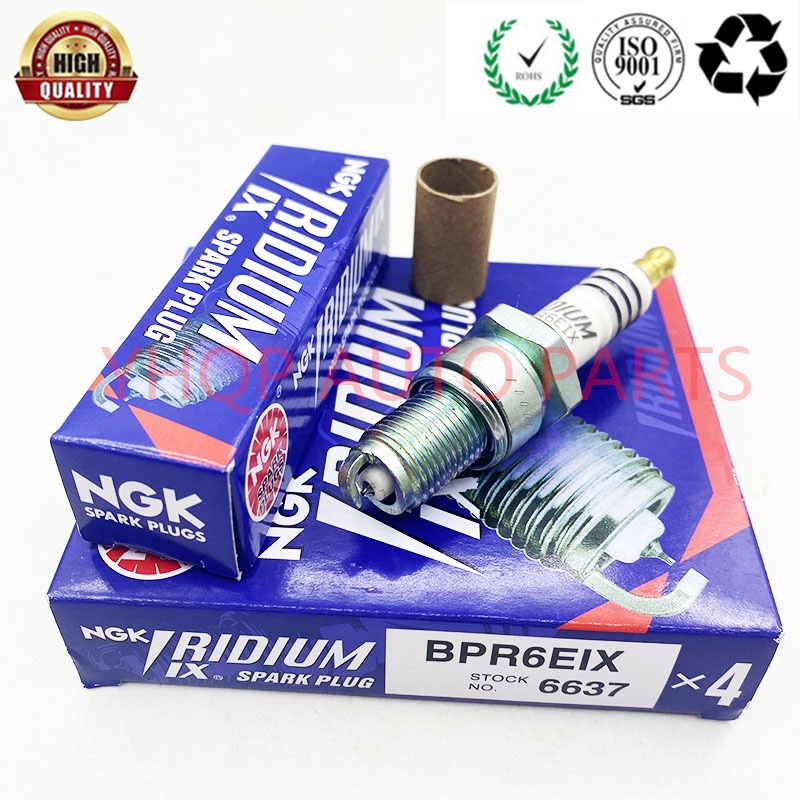 4PCS BPR6EIX 6637 Spark Plug for Toyota REVO 1.8 EFI (7K-E) 1999-2005 ...