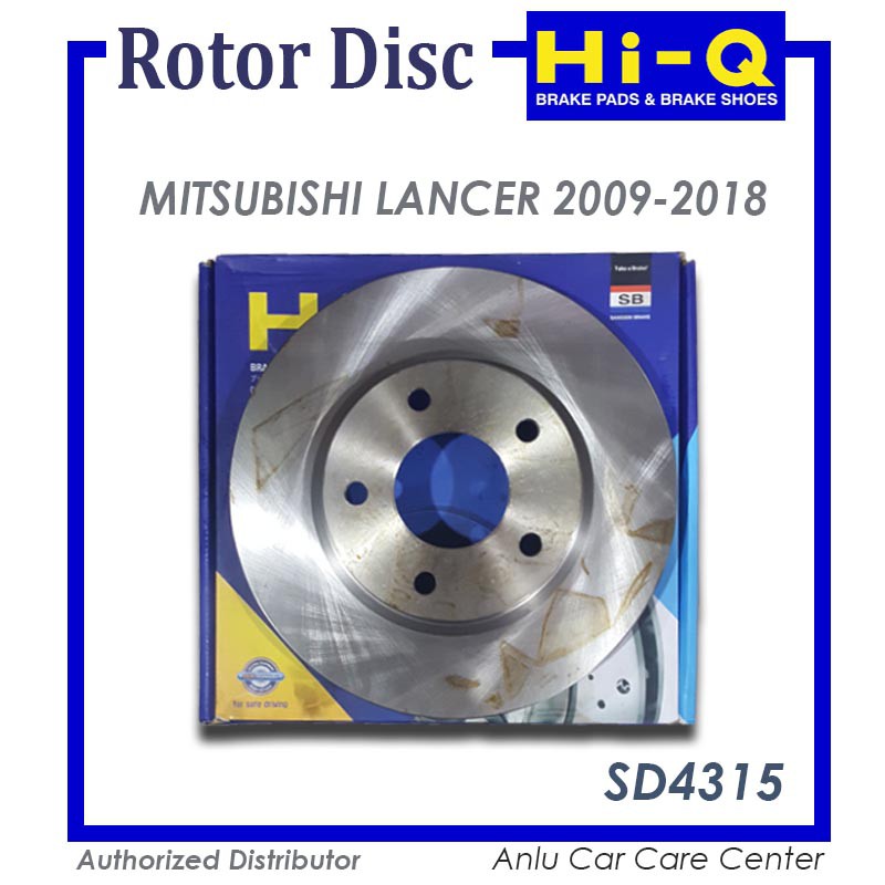 HI-Q Rotor Disc/ Brake Disc For MITSUBISHI LANCER 2009-2018 (SD4315 ...
