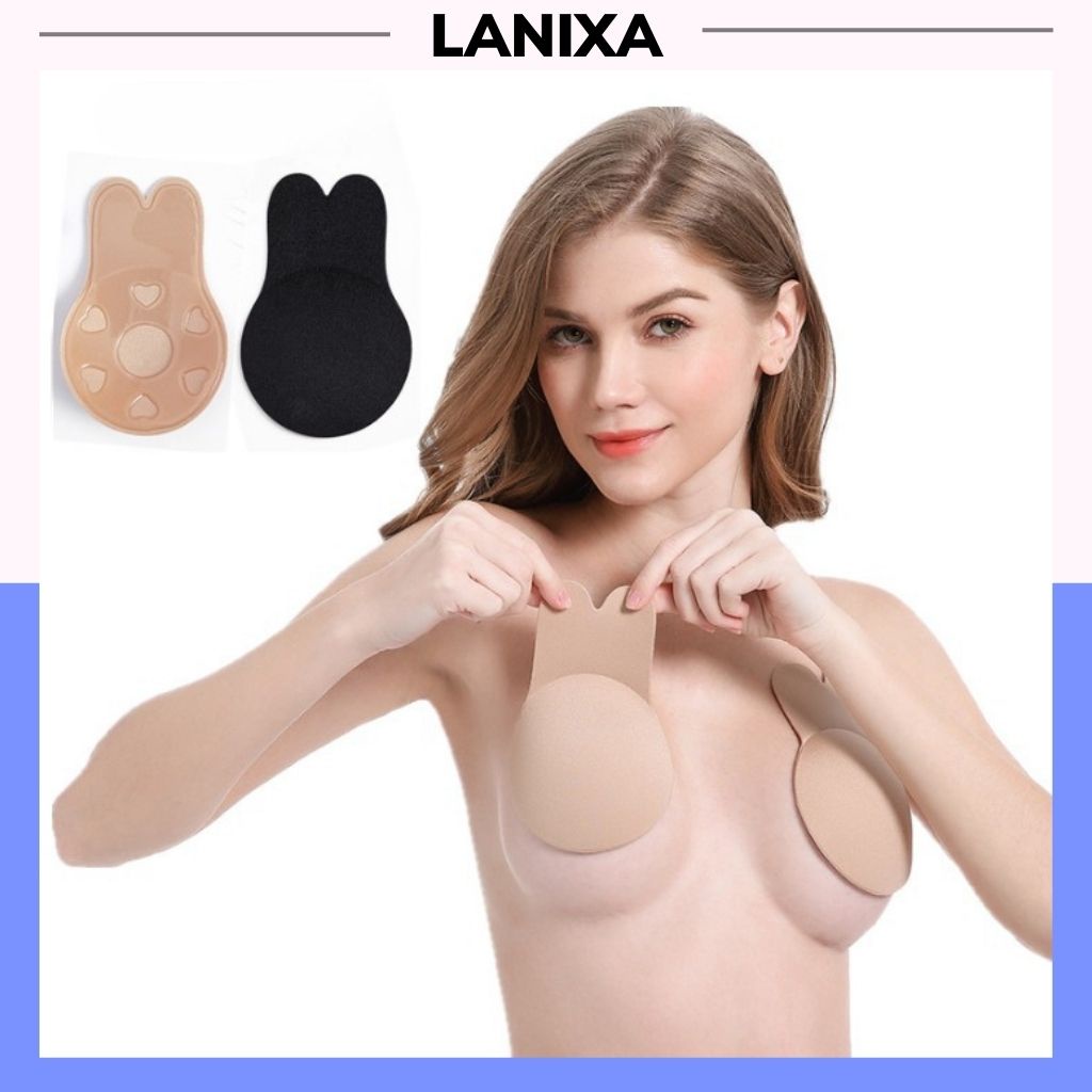 Anti-sagging breast augmentation patch, super pretty rabbit ear bra ...