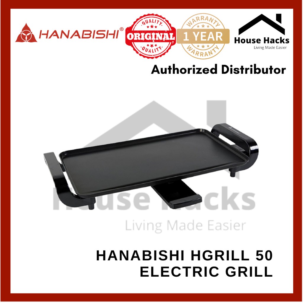 6. Hanabishi HGRILL 50 Electric Grill