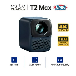 Wanbo Projector Home Cinema - T2 Max Mini Portable Projector 