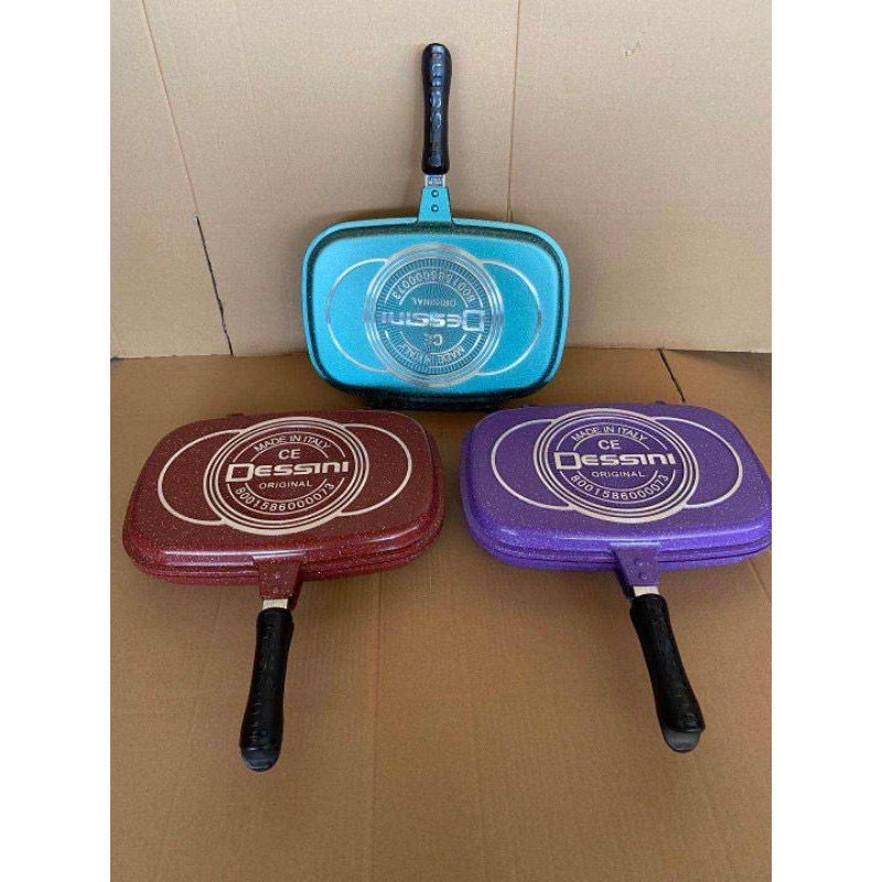 Dessini Double Grill Pan Pemangang Ajaib Magic Pan Dessini 36cm