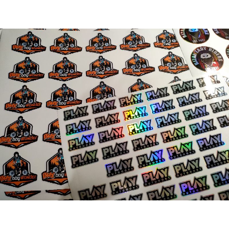 Customized Ecosolvent Holographic stickers and labels (COD) Ecosol ...
